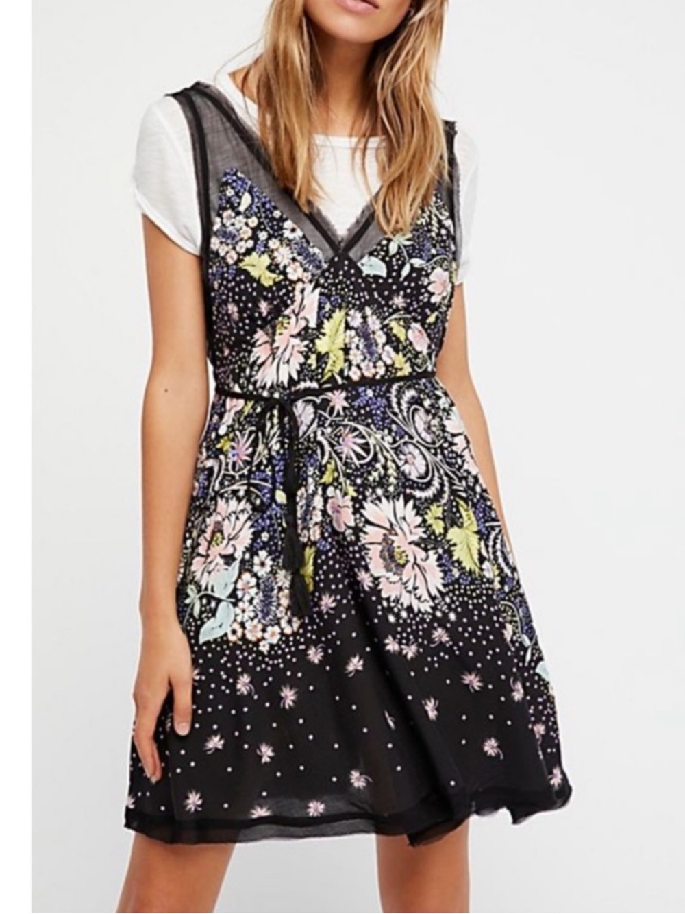 Free People longwood slip tank dress